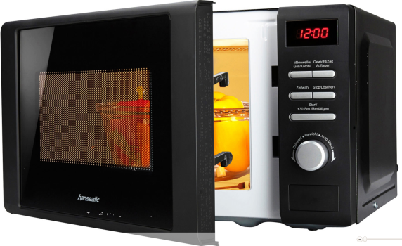 Hanseatic Mikrowelle mit Grill für 56€ - 20 Liter Garraum und 700W bzw. 1000W