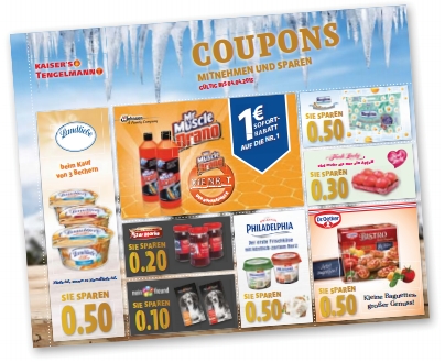 Aktuell laufende Lebensmittel-Coupons - z.B. 2,50€ Rabatt auf "Becel pro activ"- Margarine oder 0,70€ Rabatt auf Actimel