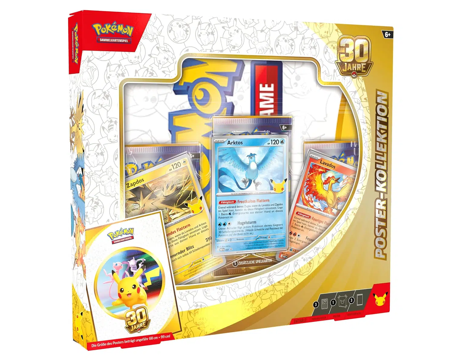 ⚡ Achtung Pokémon Liebhaber! Sammelkarten Poster-Kollektion (30 Jahre) für 23,99 Euro bei Amazon! 💥