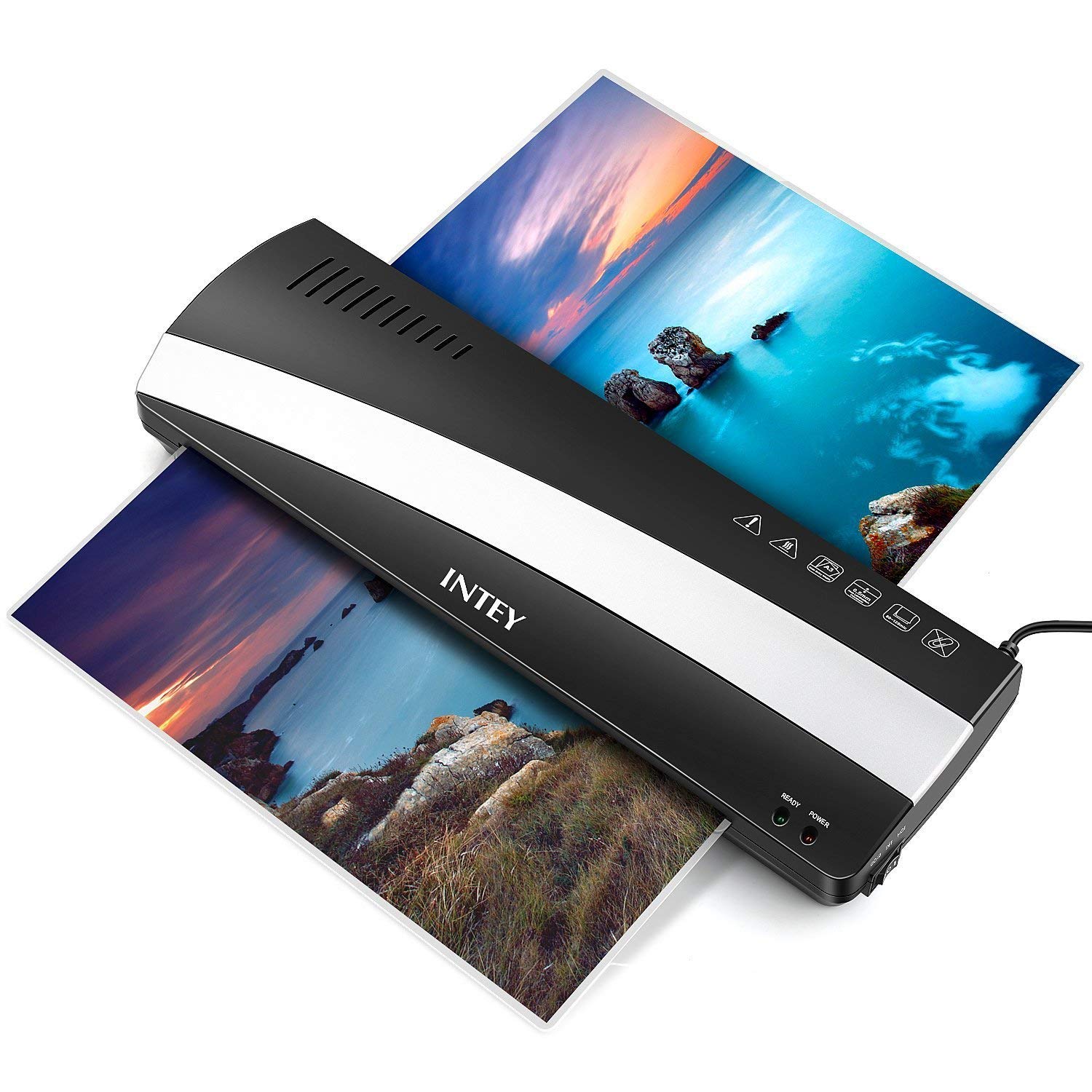 INTEY A3 Laminiergerät [heiß/kalt] 2 Rollen Laminator inkl- €21.99