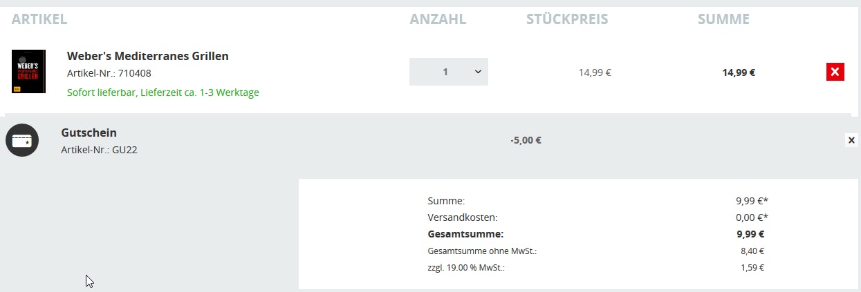 Newsletter Rabatt Ostermann