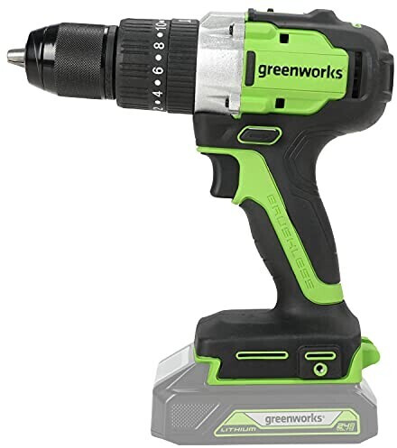 Greenworks Akku-Bohrschrauber GD24DD60: 65,81€ statt 102,00€
