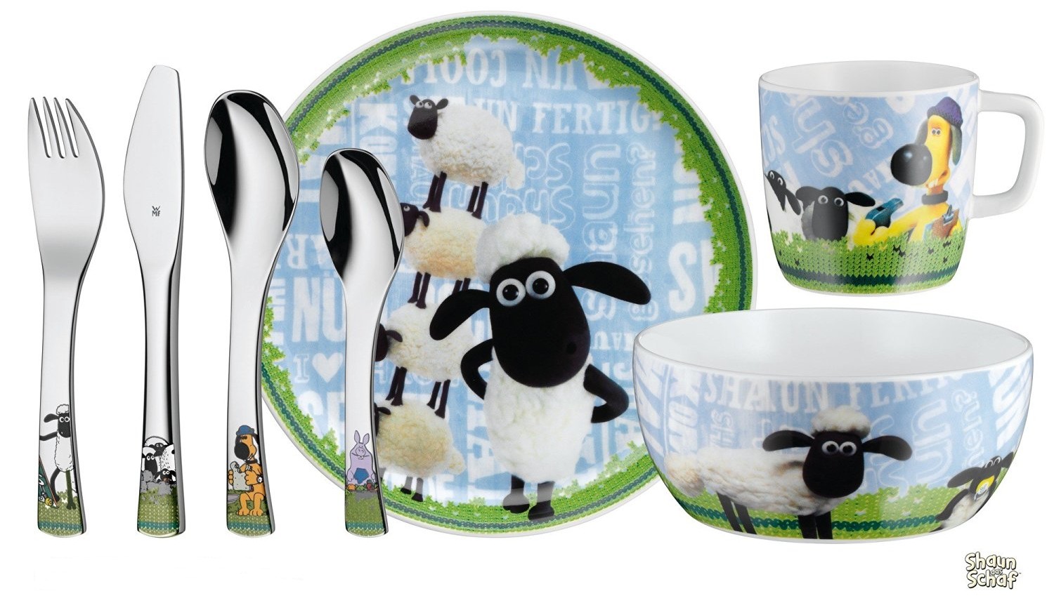 7 teiliges WMF Kinderset Shaun das Schaf für 30€