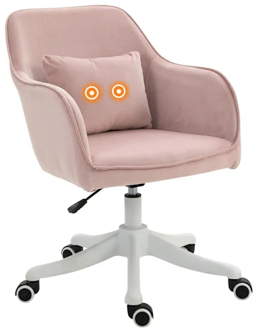 Vinsetto Bürostuhl mit Vibrationsfunktion 921-298PK 32% günstiger