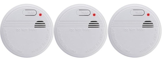 Rauchwarnmelder für 10€ – 3er-Set, batteriebetrieben
