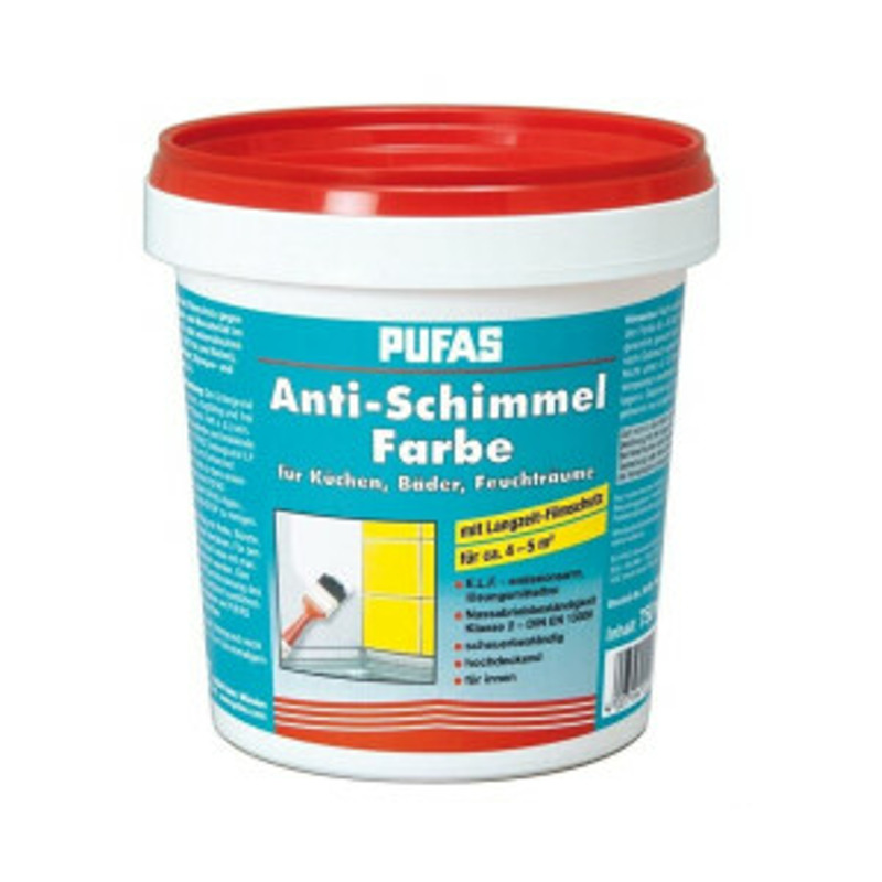 Aktion: PUFAS Anti-Schimmel-Farbe 2,5 l für nur 13,28€ statt 21,22€