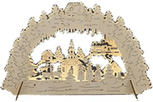 Konstsmide LED Motiv Silhouette (Weihnachtsdorf) natur 31% reduziert