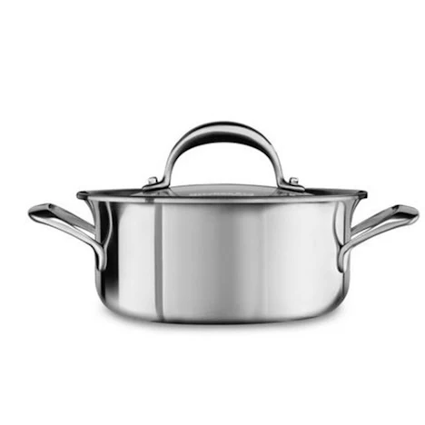 KitchenAid KC2C15EHST Kochtopf, Edelstahl, 16 x 16 x 7 cm, silber