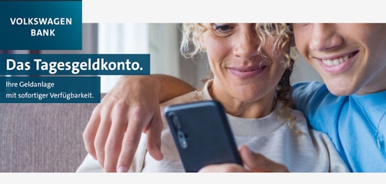 VW Bank mit guten Tagesgeld-Zinsen: 2,10% p. a. für 6 Monate + 15€ BestChoice 💥