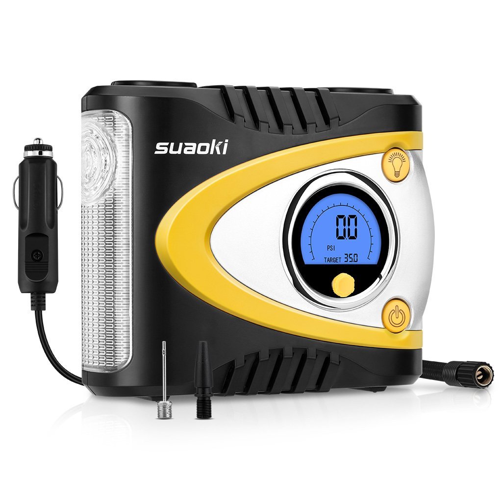 Suaoki 12V DC 100psi Mini Digitaler Luftkompressor für 39,99 €