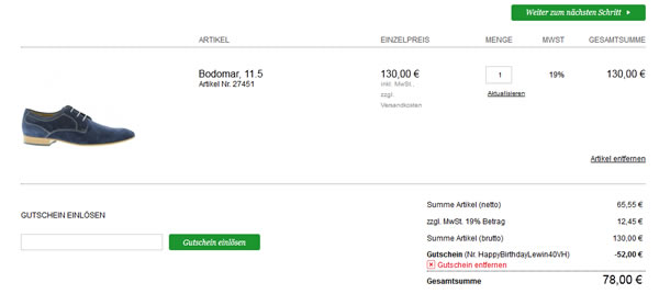 40% auf alle Schuhe bei Sioux durch Insider-Gutscheincode