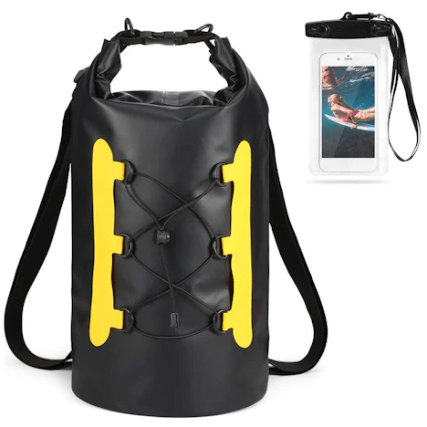 Lixada Dry Bag 15L Wasserdicht mit Telefon Tasche