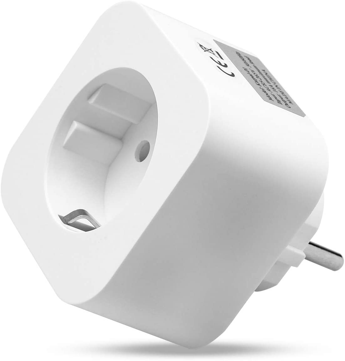Hengda Smart Plug Stecker funktioniert mit Amazon Alexa und Google Home und IFTTT，Wi-Fi Steckdose mit Timer Funktion Fernsteurung,1 er Packs