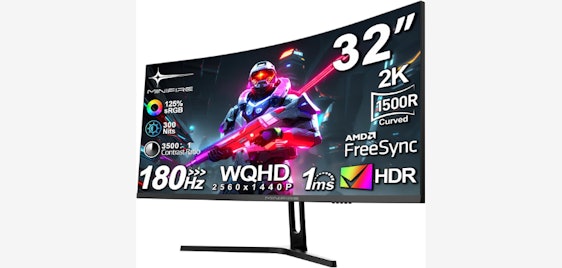 Minifire 32" Monitor für 170€ 🖥️ - curved Design, WQHD-Auflösung, 180Hz