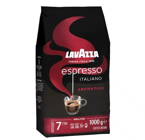 Lavazza, Espresso Aromatico, Arabica & Robusta Kaffeebohnen 1kg für 12,52€(statt 20,99€)