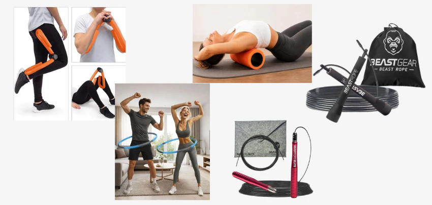 Fitness-Heimtraining-Box-mit-5-Fitnessger--ten-Details