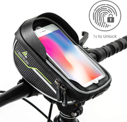 Wasserdichte Fahrrad Lenkertasche Handyhalterung für 7,49€ statt 14,99€