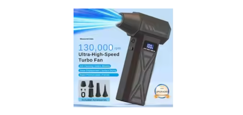 130.000 U/min Turbo-Lüfter NUR 19€ - Kompaktes Power-Luftgebläse für Auto, Haushalt &amp; Outdoor 🚗💨
