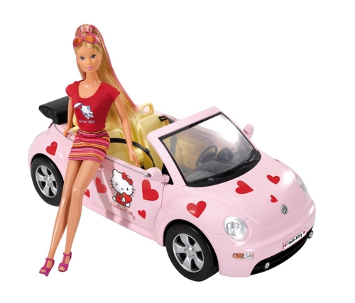 Simba 5733298 – Hello Kitty Steffi Love Puppe und Auto ab 13,77€