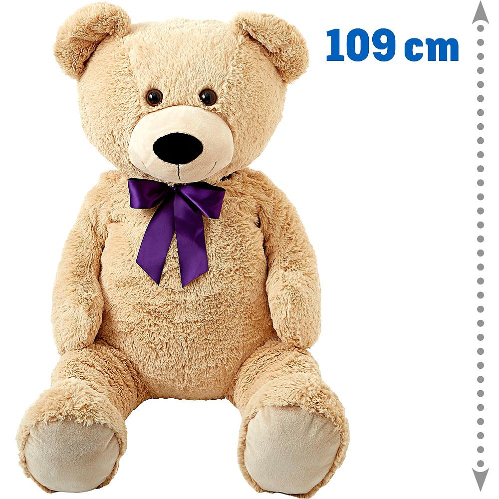 Animal Alley - XXL Bär mit Schleife, ca. 109 cm für nur 12,95 EUR inkl. Versand