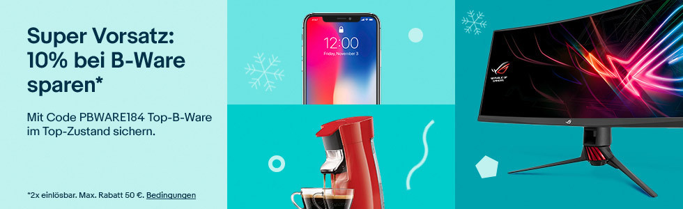 Philips B-Ware-Sale mit 10% Extra-Rabatt bei eBay - z.B. Philips Avance Collection HR2098/30 Mixer für 63€ statt 150€