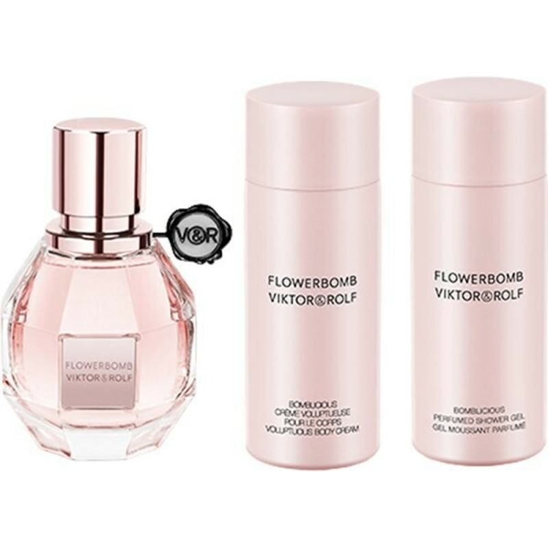 18% Rabatt auf Viktor &amp;amp; Rolf Flowerbomb Set (EdP 30ml + SG 50ml + BL 40ml)