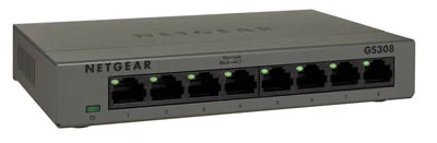 Netgear GS308-100PES Gigabit Switch (8-Port) im Metallgehäuse für 18€
