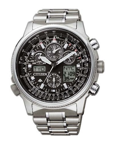 Citizen Herren-Armbanduhr Promaster Skyhawk Flieger Chronograph Quarz JY8020-52E für nur 499,- EUR inkl. Versand