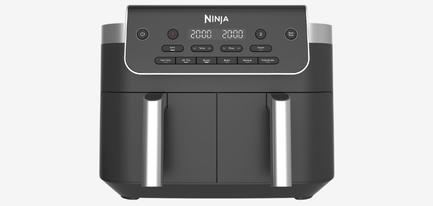 PREISFEHLER?! 🍟 Ninja DualZone 7,6L Heißluftfritteuse (DZ801EU) für 60€ 🍗
