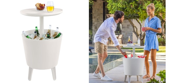 Keter Cool Bar für 59€ - Stehtisch mit integriertem Getränkekühler