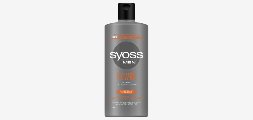 Syoss Men Power Shampoo für 2€ - mit Koffein &amp; Power-Boost Technologie, stimuliert die Haarwurzeln