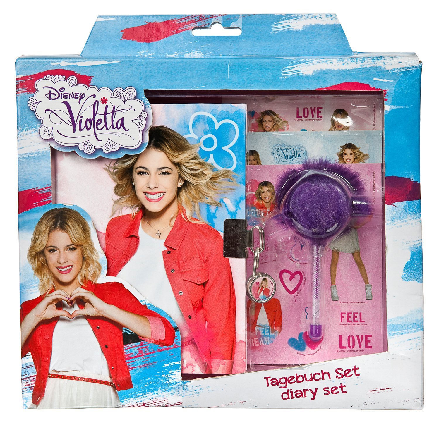 Undercover VIAE4460 Tagebuch Set Disney Violetta für 3,99 EUR