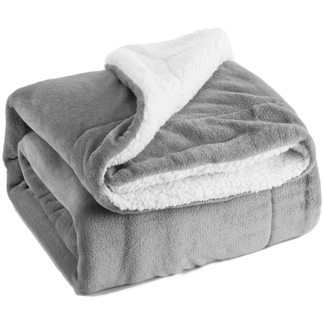 Flauschige Kuscheldecke&weicher Fleece in vielen Farben&Größen ab 12,59€