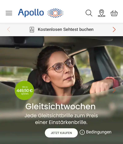 Gleitsichtbrille zum Preis einer Einstärkenbrille Optiker Brille