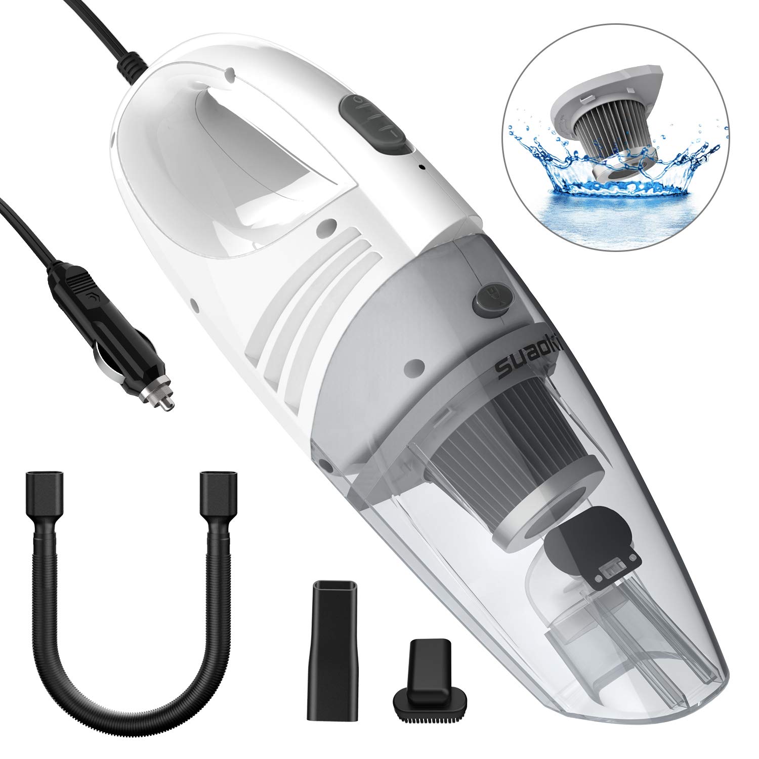 Auto Staubsauger, DC 12-Volt 120W 5500pa Saugkraft