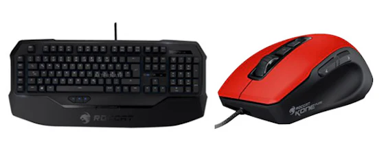 Roccat Ryos MK Tastatur + Roccat Kone Pure Maus für 107€