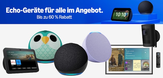 Noch gültig! Amazon Geräte im Angebot » z.B. Echo Dot (5. Gen) für 23€