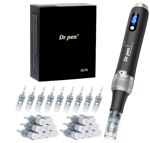 Dr. pen Ultima M7S Microneedling Pen 2025 NEUSTE MODELL Drahtlose Dr pen Microneedling Anti-Falten mit 27 Ersatzkartuschen