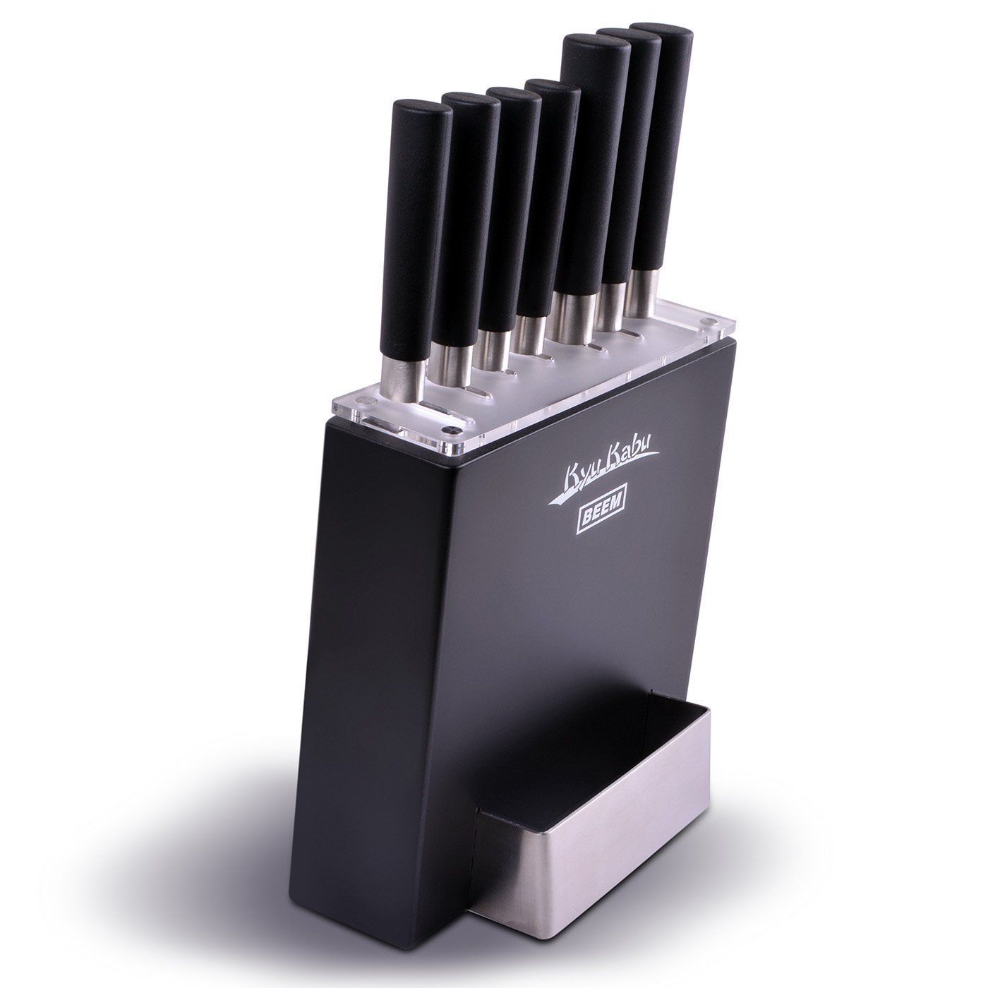 Beem Kyu Kabu Messerblock 8 tlg. (schwarz) für 24,99 EUR inkl. Versand