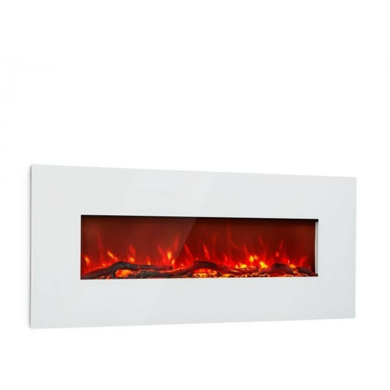 Klarstein Lausanne Long Elektrischer Kamin 1600W weiß für 229,99€