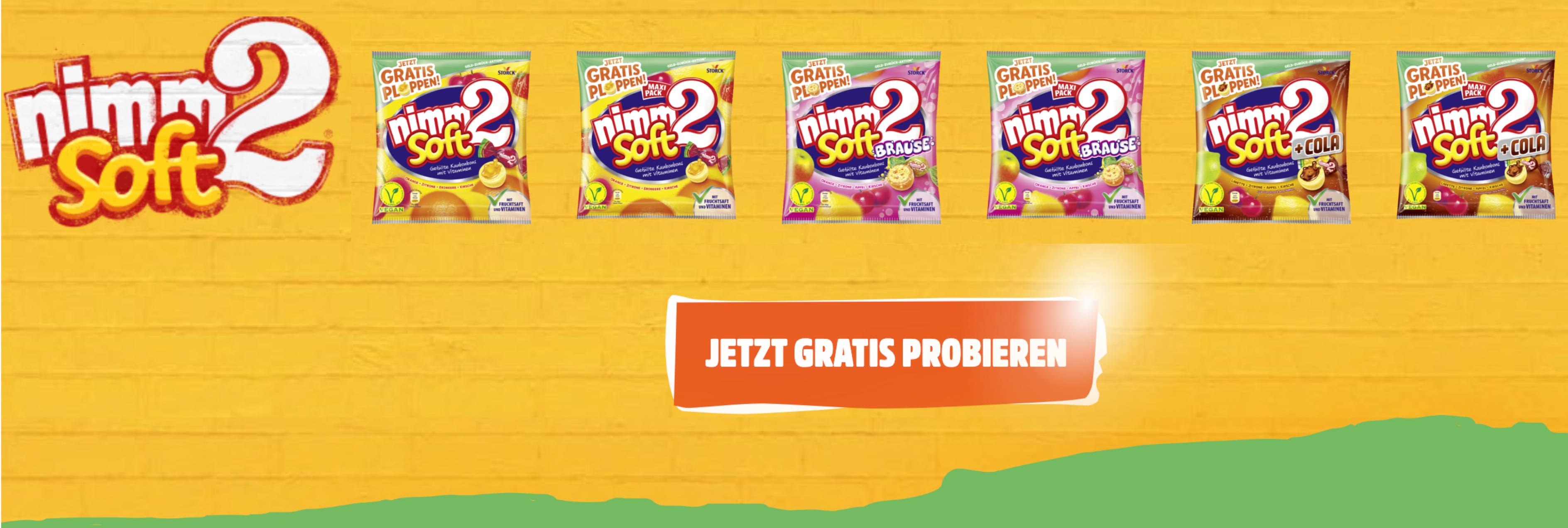 Nimm 2 Soft (vegan) gratis testen - auch Maxi-Packs [mit Geld-zurück-Garantie]