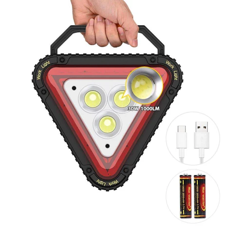 30W LED Wiederaufladbare Arbeitsleuchte für 9,64€ (statt 19,29€)