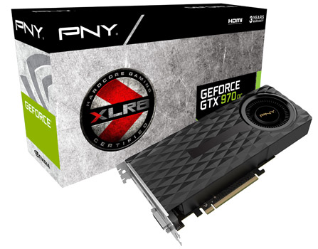 PNY GeForce GTX 970 XLR8 OC für 251€ - Grafikkarte mit 4GB GDDR5
