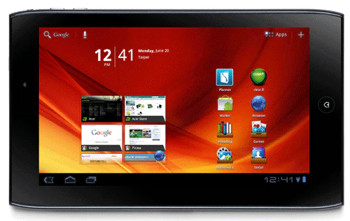 Acer Iconia A101 8GB (blau) für 199€ - 7" Tablet mit Dual-Core CPU