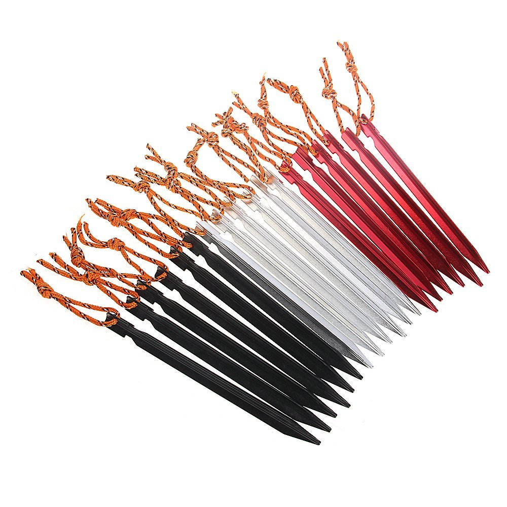 6,99€ für TOMOUNT Alu Zeltheringe 18CM lang(18 Stücke)