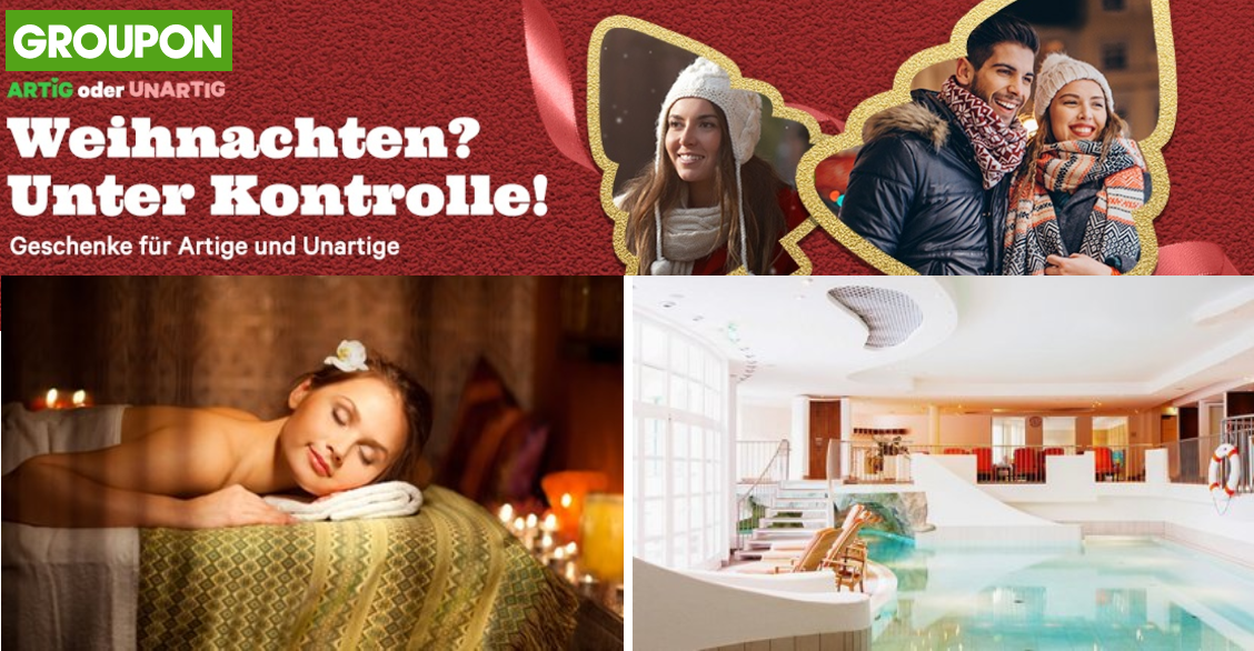 20% Rabatt auf Premium-Beauty-Angebote bei Groupon – z.B.: Day Spa für 1 oder 2 Personen für 8€