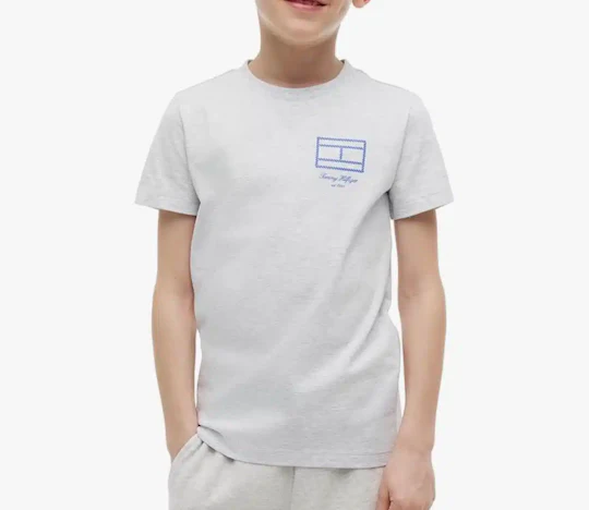 Tommy Hilfiger Jungen S/S T-Shirtin grau für 9,47€(statt 19,90€)