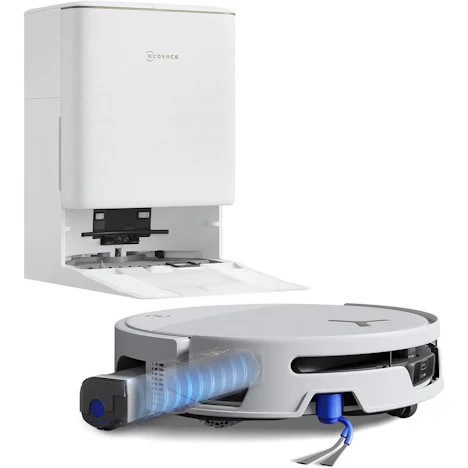 ECOVACS T90S Omni in Weiß mit Wischwalze