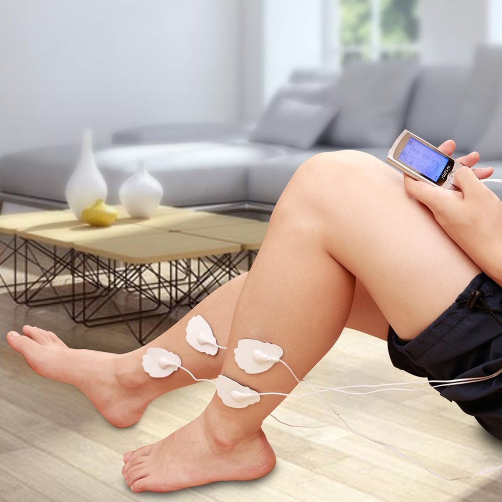 [amazon]Aufladbares Massagegerät zur Schmerzlinderung und Reha-Zwecken mit 16 Modi und 8 Impulspads von Nursal für 22,99€