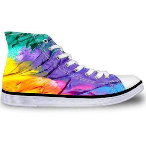 Bunte Muster-Schuhe